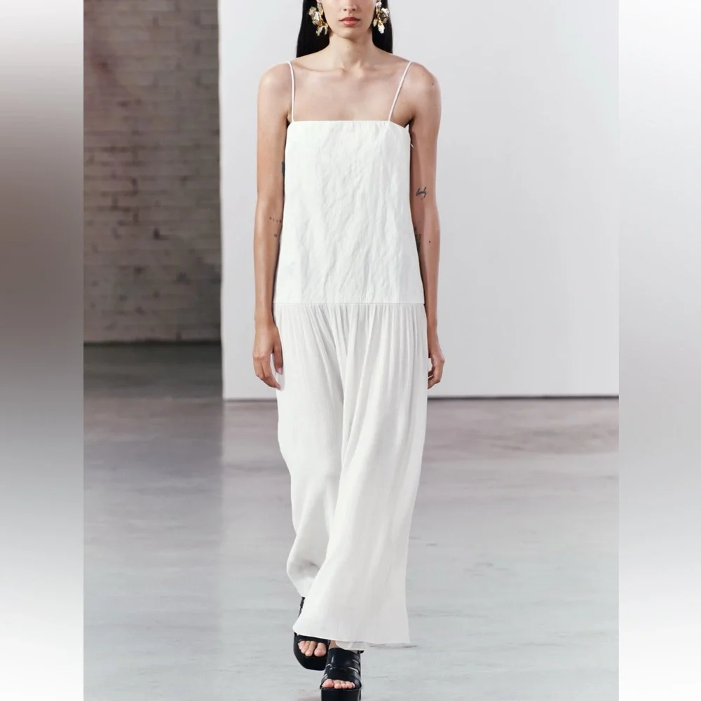 chinese dress ladies Zara Backless Maxi Dress main image 1